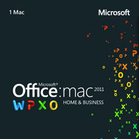 Microsoft Office for Mac Home and Business 2011 - License