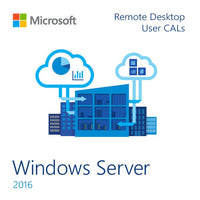 Microsoft Windows Server 2016 Remote Desktop 50 User CALs