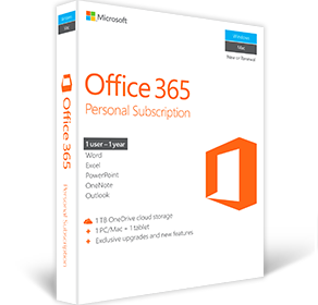 Product of the Month - May 2017 - Office 365 Personal 3 Months