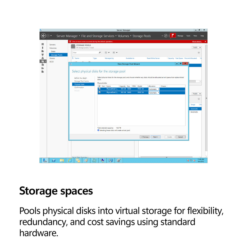 Microsoft Windows Server 2012 R2 Standard 64 Bit License ...