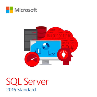 Microsoft SQL Server 2016 Standard Retail Box - with 10 Clients | MyChoiceSoftware.com