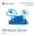 Microsoft Windows Server 2016 Remote Desktop 20 User CALs