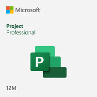 Microsoft Project Professional 365 12 Month