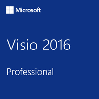 Microsoft Visio Professional 2016 32/64-bit Medialess (PC)