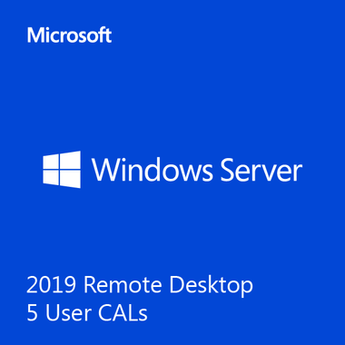 Microsoft Windows Server 2019 Remote Desktop 5 User CALs | MyChoiceSoftware.com.