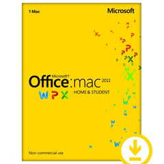 Microsoft Office for MAC - Home and Student 2011 - License