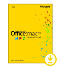 Microsoft Office for MAC - Home and Student 2011 - License