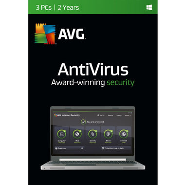 (Renewal) AVG Antivirus 3 PC 2 Years Retail Box | MyChoiceSoftware.com.