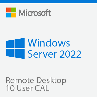 Microsoft Windows Server 2022 Remote Desktop 10 User CALs | MyChoiceSoftware.com.