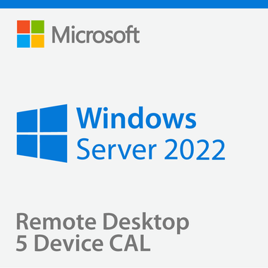 Microsoft Windows Server 2022 Remote Desktop 5 Device CALs CSP | MyChoiceSoftware.com