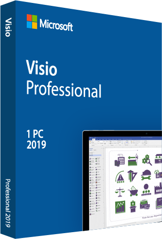 Microsoft Visio Professional 2019 License - My Choice Software ...
