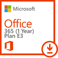 Microsoft Office 365 (Plan E3) - 1 Year Subscription