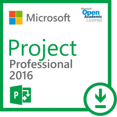 Microsoft Project Professional 2016 Open Academic