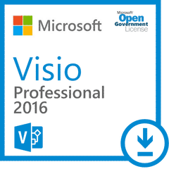 Microsoft Visio Professional 2016 Open Government