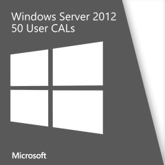 Microsoft Windows Server 2012 License 50 user CALs