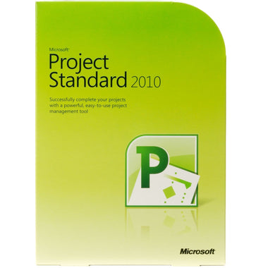 Microsoft Project Standard 2010 - Box Pack - 32/64 Bit | MyChoiceSoftware.com.