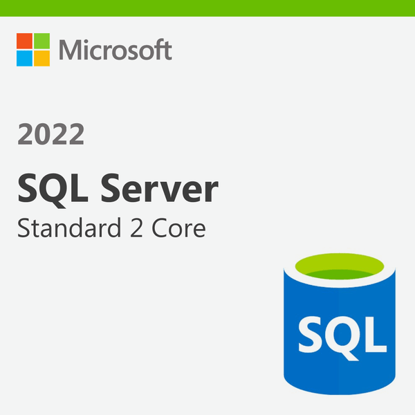 Microsoft SQL Server 2022 Standard 2 Core - CSP | MyChoiceSoftware.com