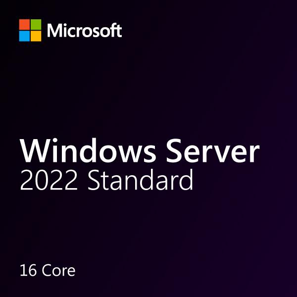 Microsoft Windows Server 2022 Standard 16 Core + 5 User CAL License