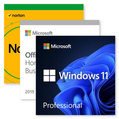 Microsoft Windows 11 Pro & Office 2019 Home and Business & Norton 360