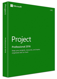 Microsoft Project 2016 Pro 32/64 Bit - Retail Box